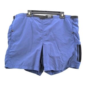 TravelSmith Royal Blue Hybrid Walking/Swim Shorts with liner Size XL EUC